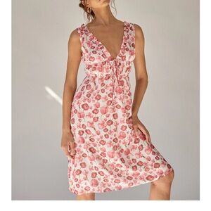 Sipos strawberry Midi Dress size L
